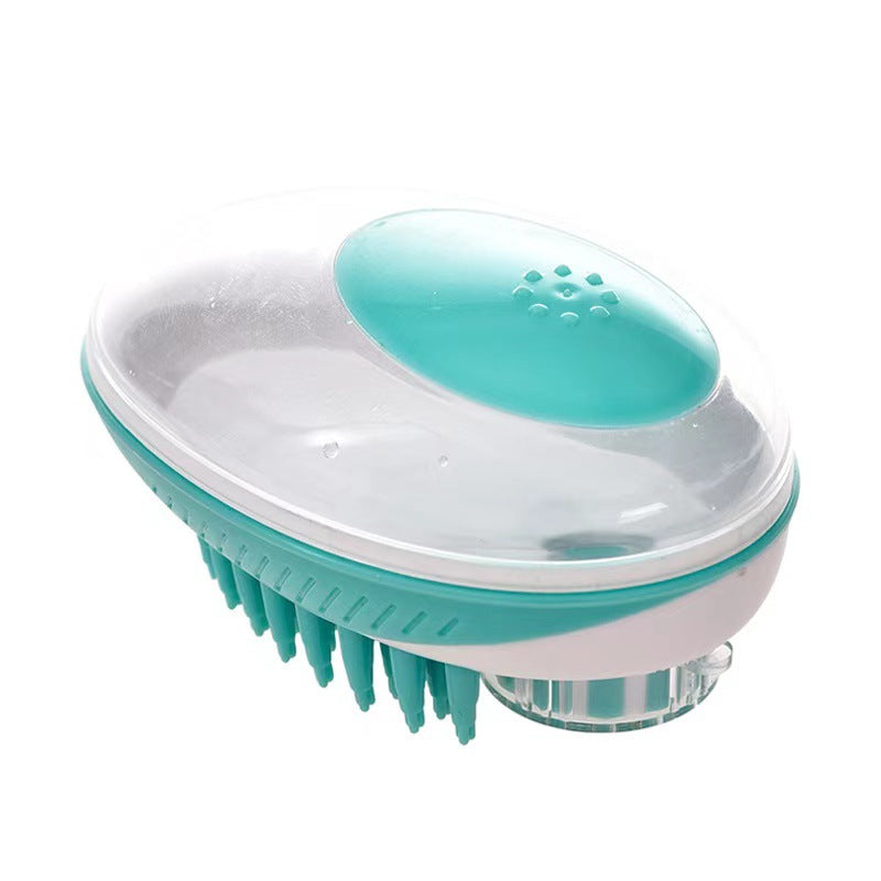 Silicone Pet Bath Brush – Massage, Clean & Remove Loose Fur
