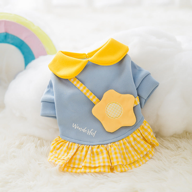 Cute Cartoon Pet Sweater – Warm Autumn & Winter Coat
