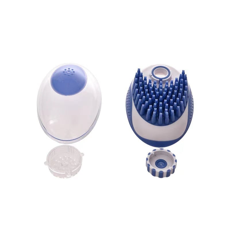 Silicone Pet Bath Brush – Massage, Clean & Remove Loose Fur