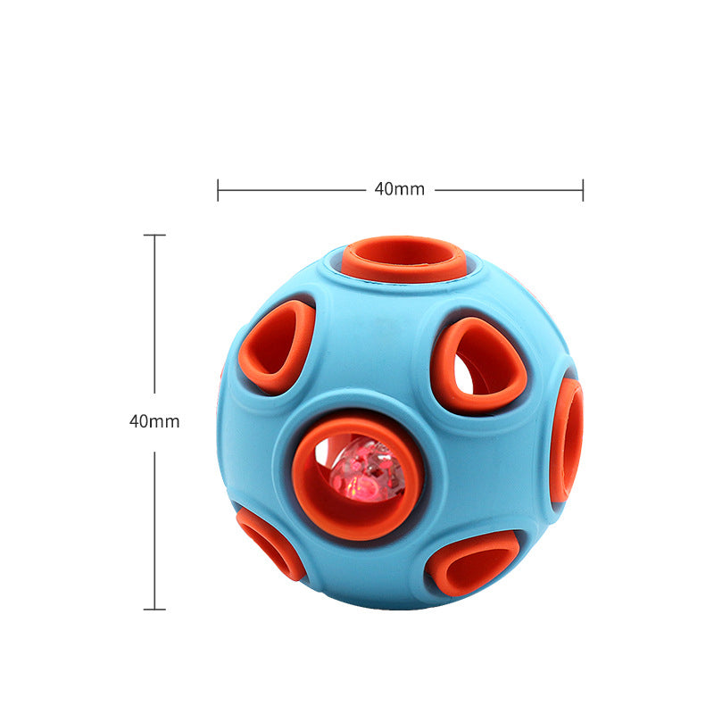 Glow & Sound Dog Ball – Interactive Chew & Chase Toy