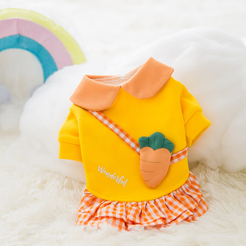 Cute Cartoon Pet Sweater – Warm Autumn & Winter Coat