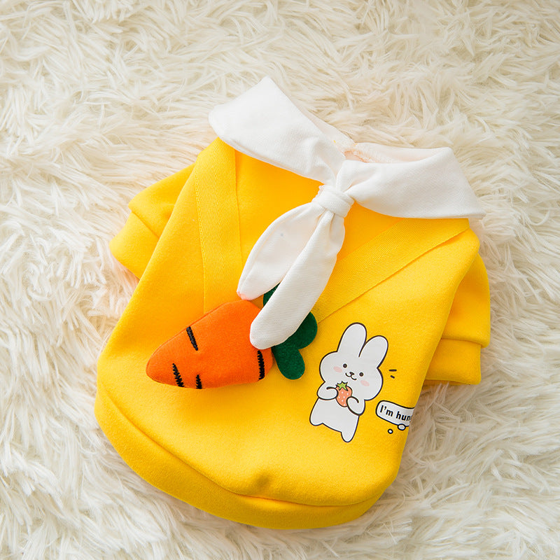 Cute Cartoon Pet Sweater – Warm Autumn & Winter Coat